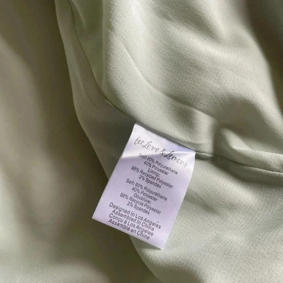 For Love & Lemons sage green Talia boyfriend blazer - Picture 8 of 10